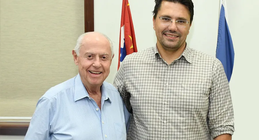 Deputado Barros Munhoz com o Secretário Estadual de Parcerias em Investimentos, Rafael Benini